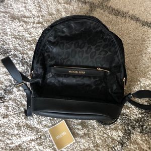 Michael Kors Medium Leopard Backpack